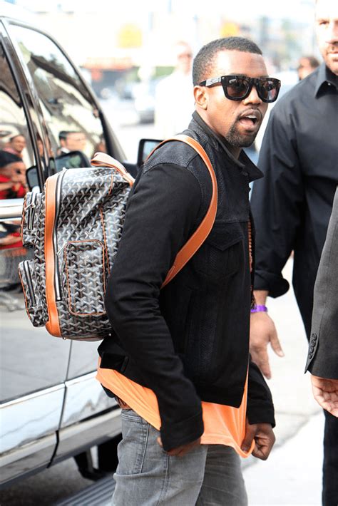 goyard celebrity men|kanye beckham goyard.